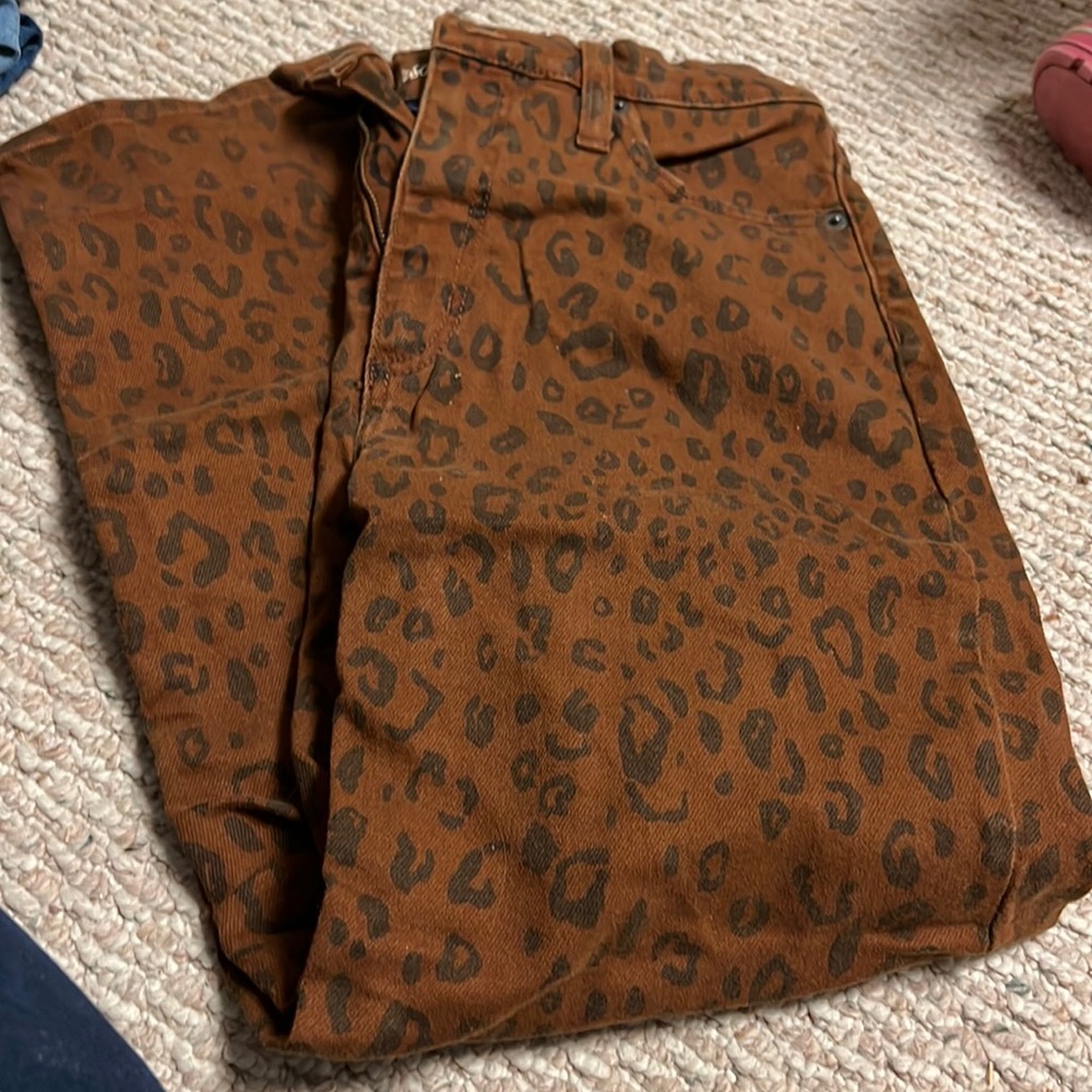 Cheetah Print Jeans